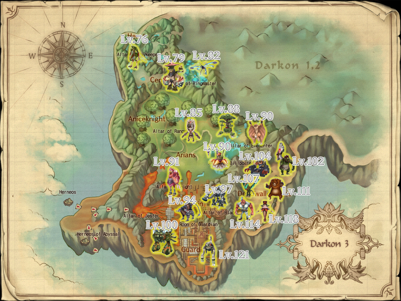 Darkon 3 Leveling Area