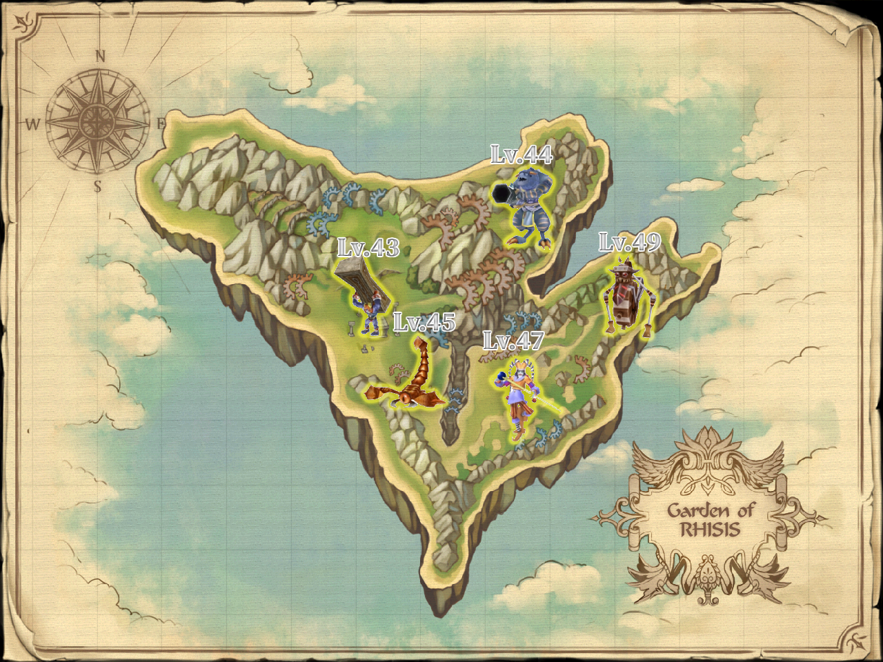 Garden of Rhisis Leveling Area