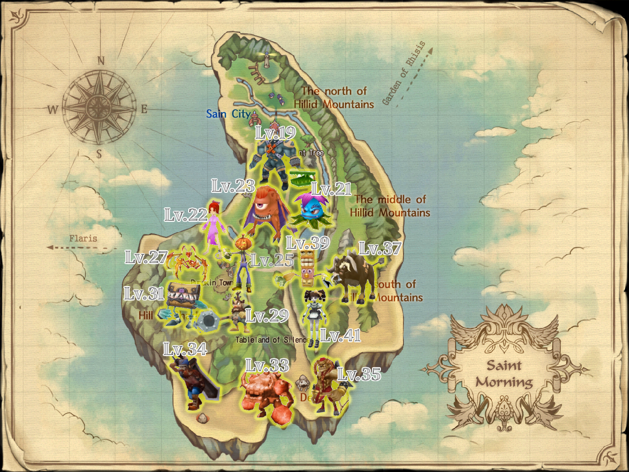 Saint Morning Leveling Area